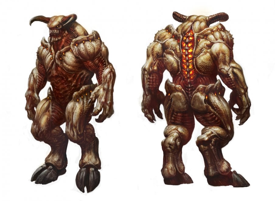 Doom, l'artwork dei demoni del nuovo gioco Bethesda