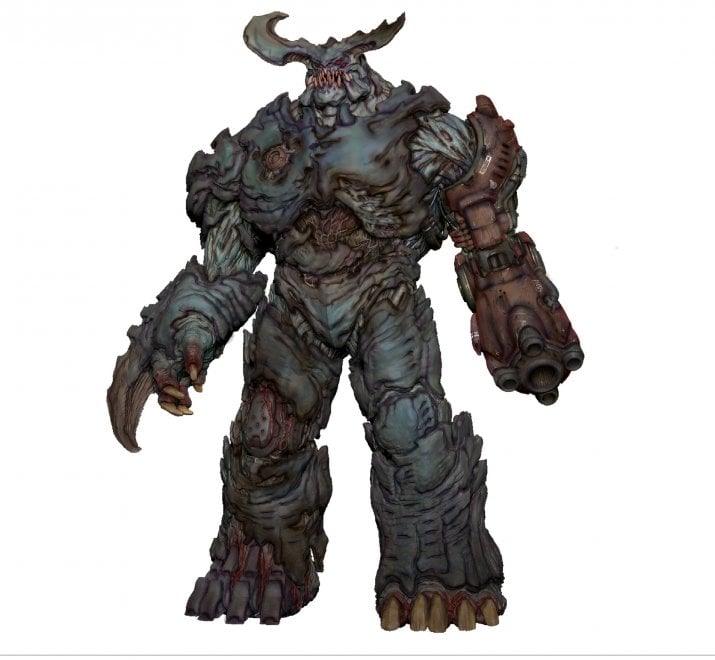 Doom, l'artwork dei demoni del nuovo gioco Bethesda