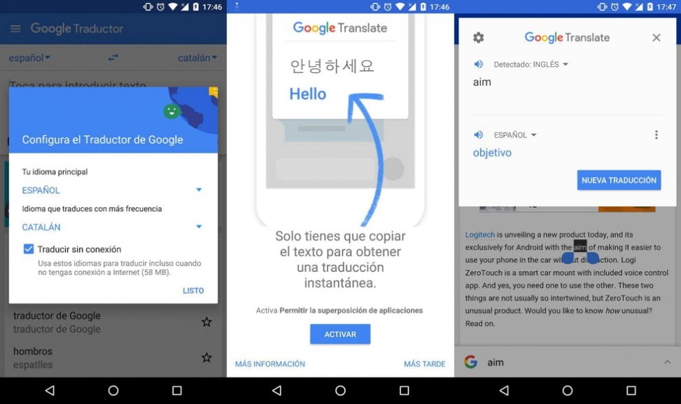 Google: Tap to Translate, passo dopo passo