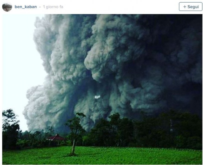 Eruzione apocalittica in Indonesia, il Sinabung uccide