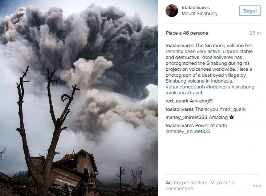 Eruzione apocalittica in Indonesia, il Sinabung uccide