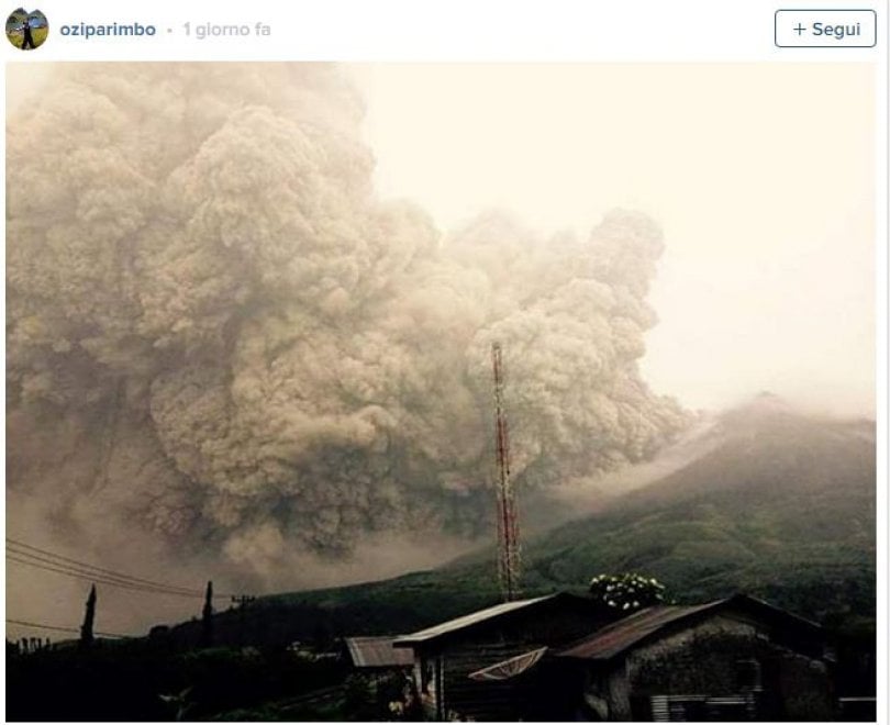 Eruzione apocalittica in Indonesia, il Sinabung uccide