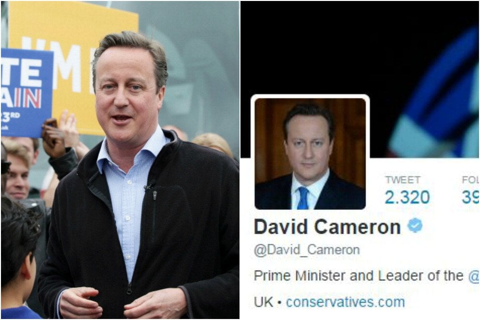 I leader europei più seguiti su Twitter: Cameron primo in classifica, Renzi secondo