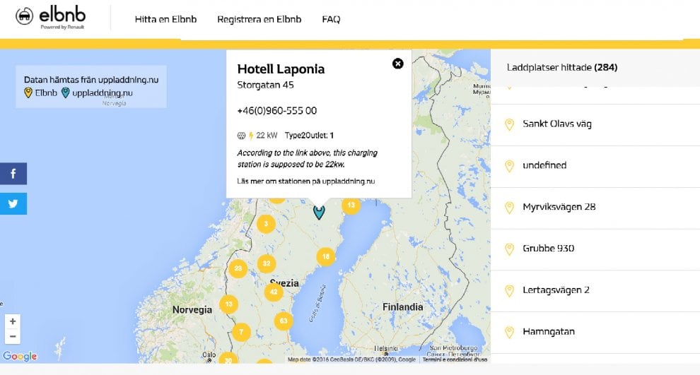 Svezia, un social in stile Airbnb per ricaricare le auto elettriche