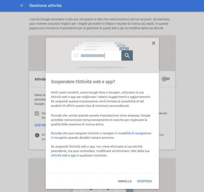 My Activity, ecco come conoscere e cancellare ciò che Google sa di te