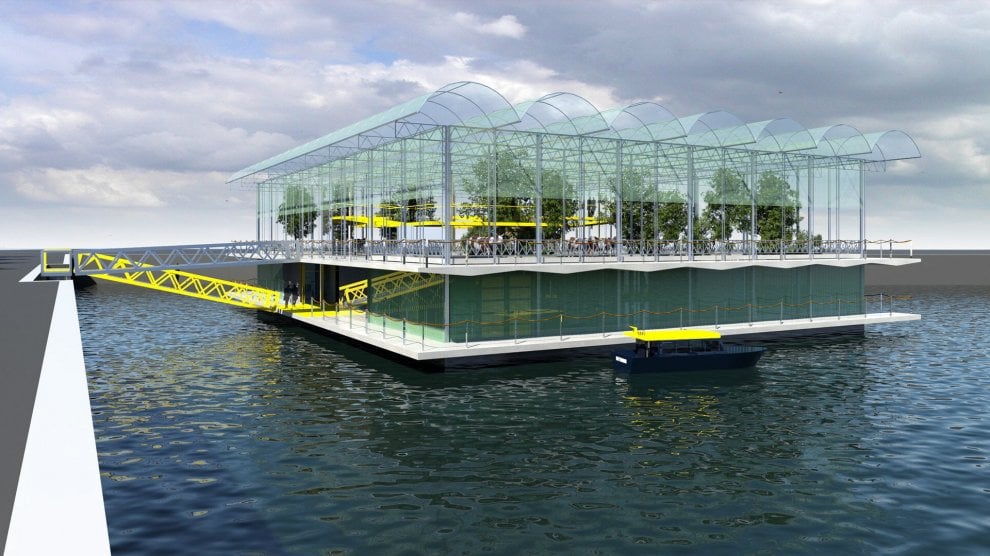 Rotterdam, il progetto della ''floating farm''