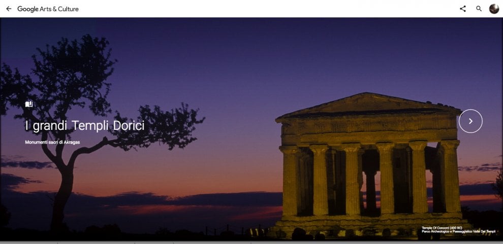 Google mette online lo spettacolo della Valle dei Templi di Agrigento