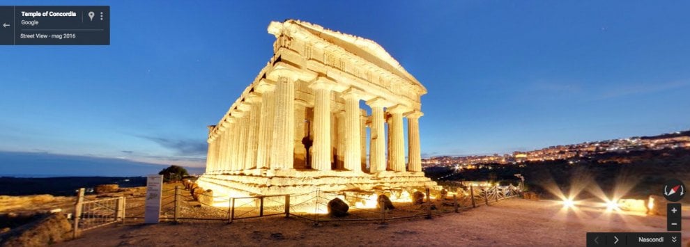 Google mette online lo spettacolo della Valle dei Templi di Agrigento