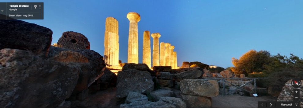 Google mette online lo spettacolo della Valle dei Templi di Agrigento