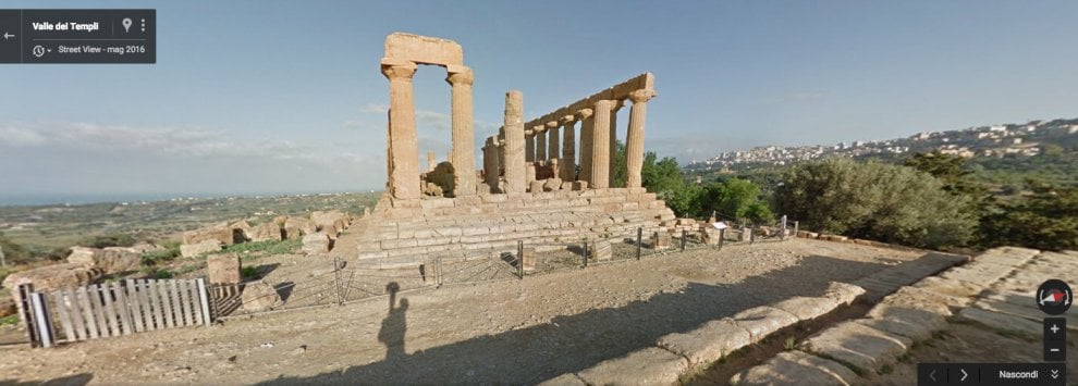 Google mette online lo spettacolo della Valle dei Templi di Agrigento