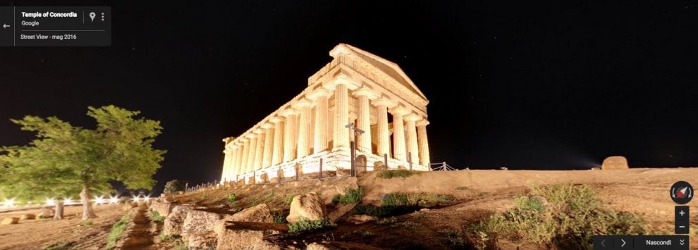 Google mette online lo spettacolo della Valle dei Templi di Agrigento