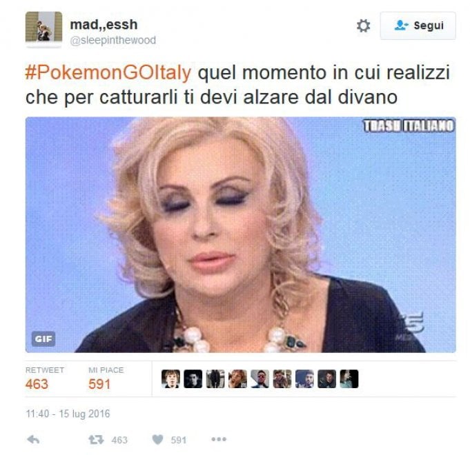 Pokémon Go è in Italia: le reazioni su Twitter