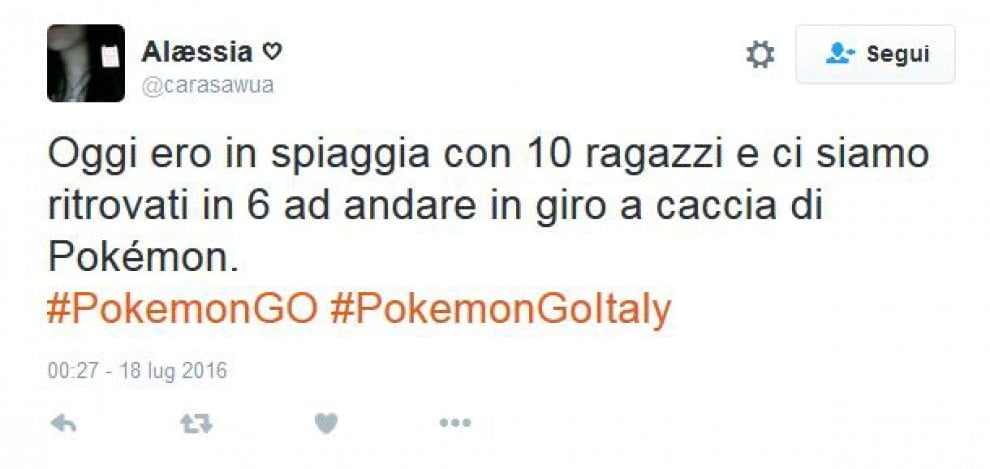 Pokémon Go è in Italia: le reazioni su Twitter