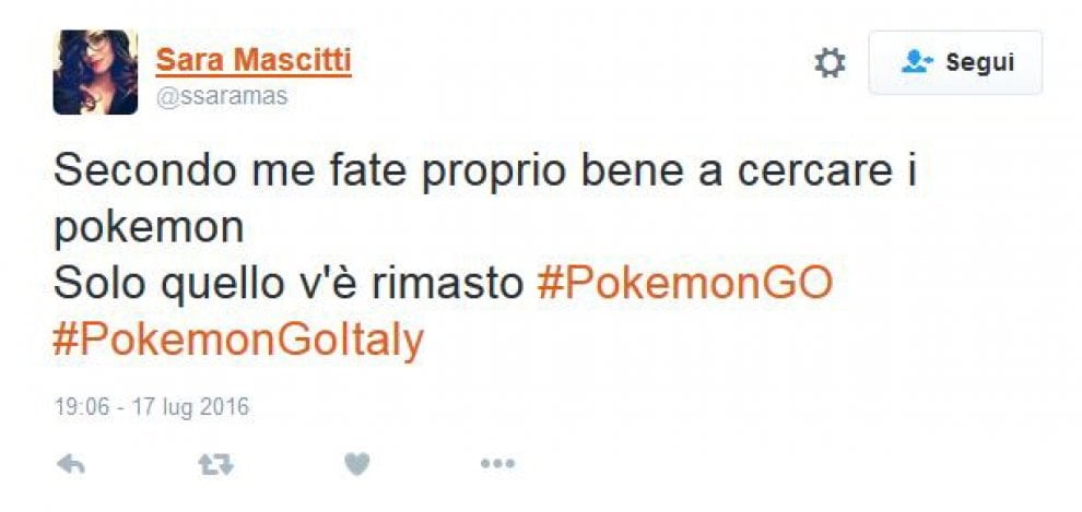 Pokémon Go è in Italia: le reazioni su Twitter