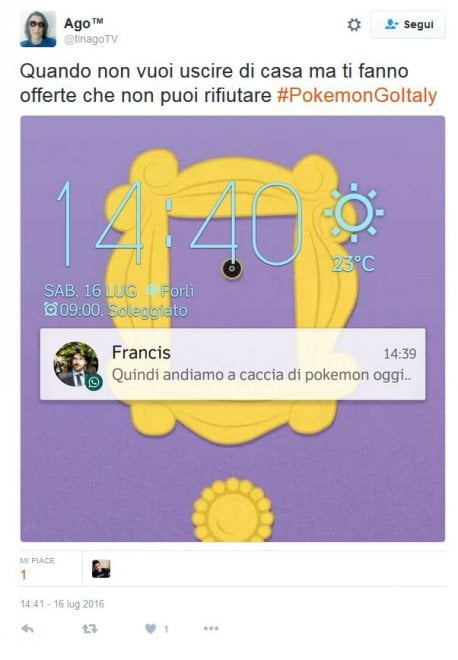 Pokémon Go è in Italia: le reazioni su Twitter