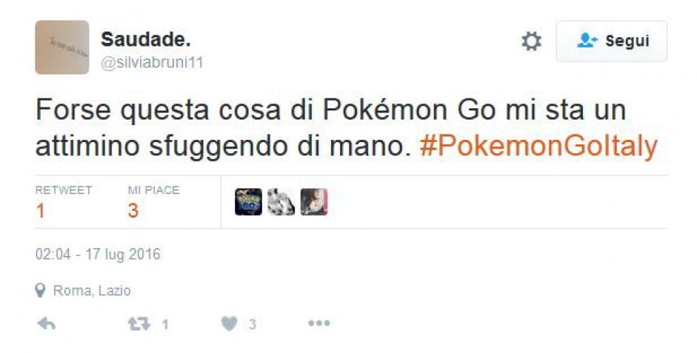 Pokémon Go è in Italia: le reazioni su Twitter