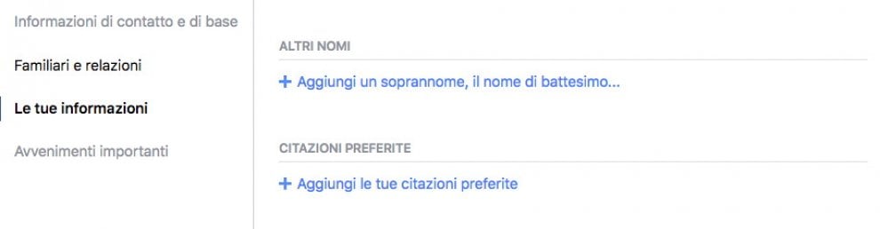  Quali nomi puoi usare su Facebook? 