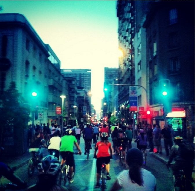 Dai Furiosos Ciclistas al bike sharing, Santiago pedala