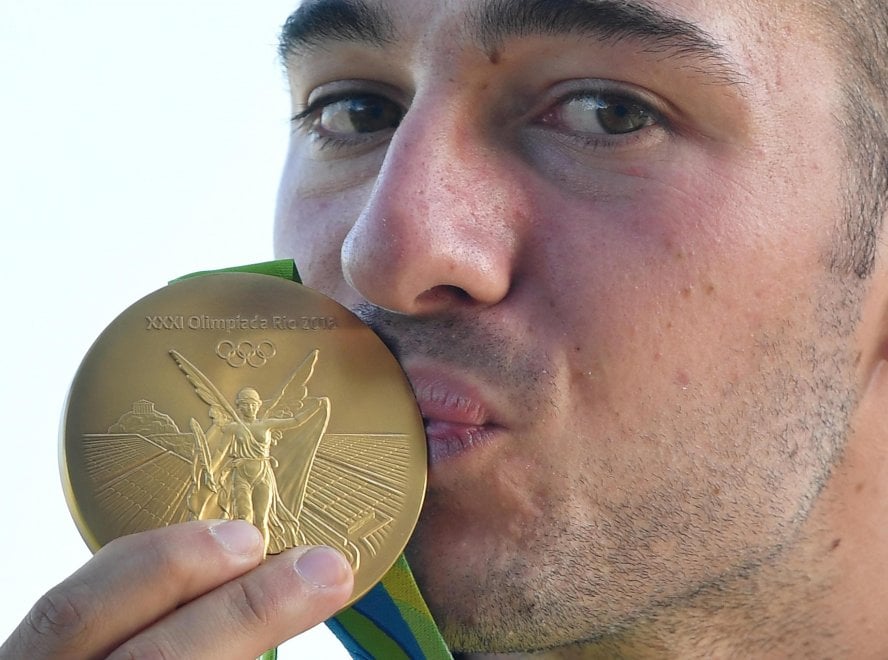 Rio 2016 Tiro A Volo Gabriele Rossetti Medaglia D oro Nello Skeet