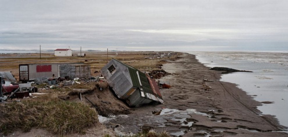 Il villaggio eschimese di Shishmaref in Alaska