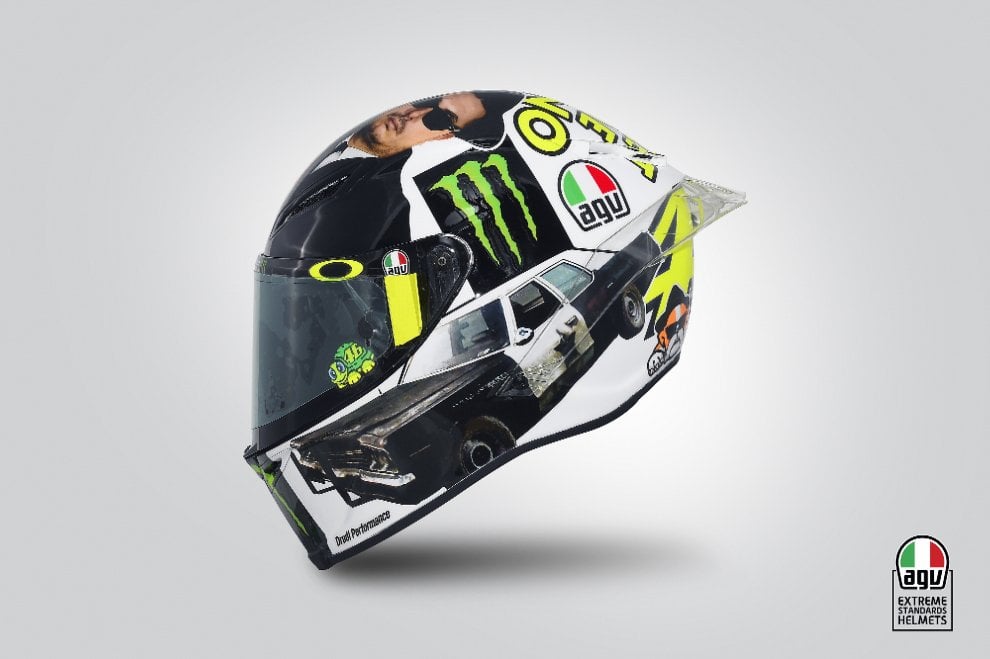 Rossi, a Misano casco ispirato ai ''Blues Brothers'' - Sport - La Repubblica