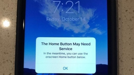  iPhone 7, se il tasto Home non funziona c'è quello di emergenza