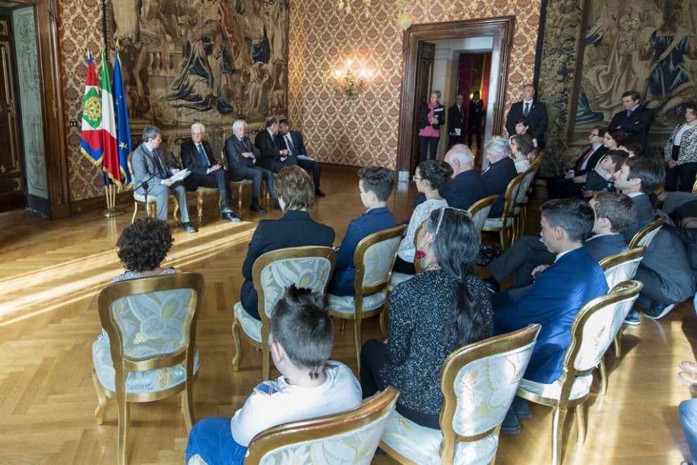 Il presidente Mattarella premia i campioni del clima