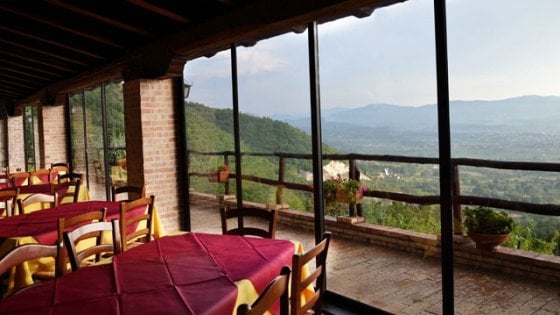 Il ristorante della fattoria Alvaneta