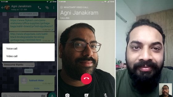 Videochiamate su WhatsApp, da provare nella versione beta