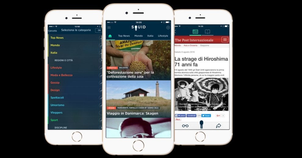 Non solo Squid: app per le notizie ''su misura''
