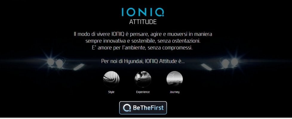 “IoniqAttitude” piattaforma show