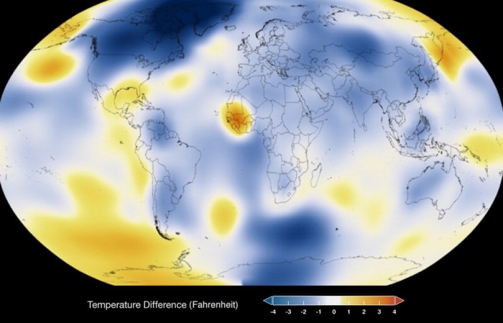 Clima: 1884-2014, il riscaldamento globale secondo la Nasa