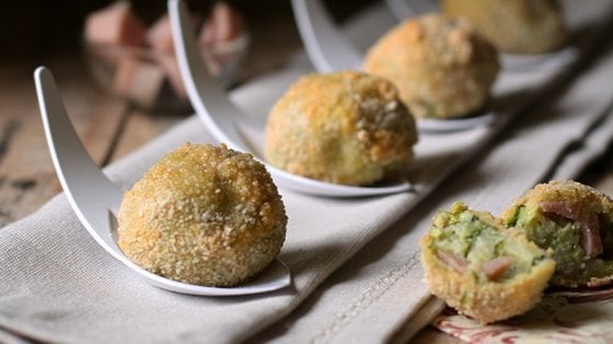 Polpettine di zucchine e mortadella. Un altro dei 100piatti selezionati dal Consorzio Mortadella Bologna IGP
