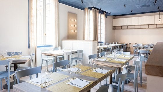 La sala dell'Osteria Bartolini (foto tratte dal sito del locale)