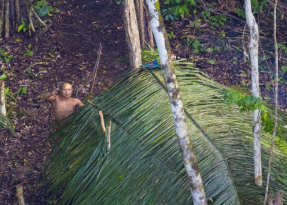 Brasile, frecce contro l'elicottero: le foto della tribù isolata mai entrata in contatto con il nostro mondo 