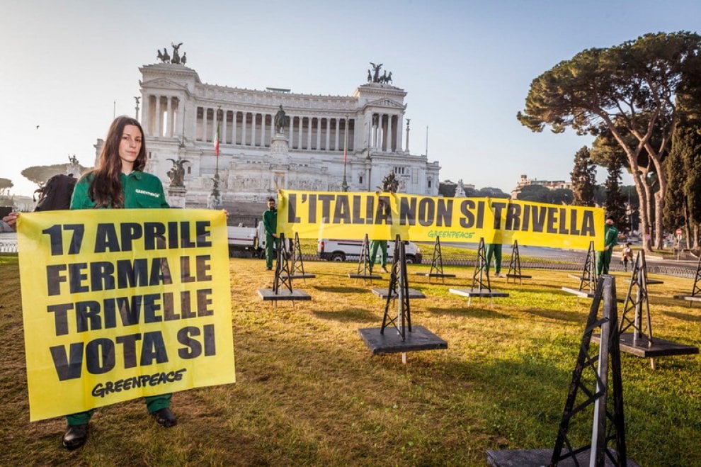 Il 2016 di Greenpeace, dal clima alle trivellazioni petrolifere