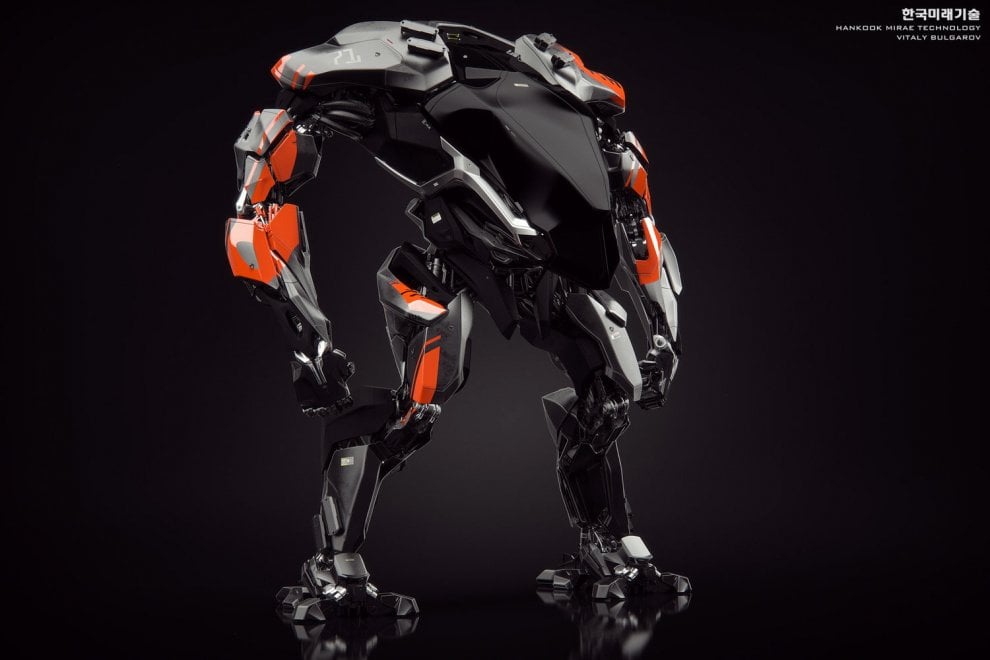 A metà tra RoboCop e Transformer: i robot di Vitaly Bulgarov