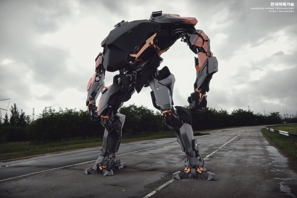 A metà tra RoboCop e Transformer: i robot di Vitaly Bulgarov