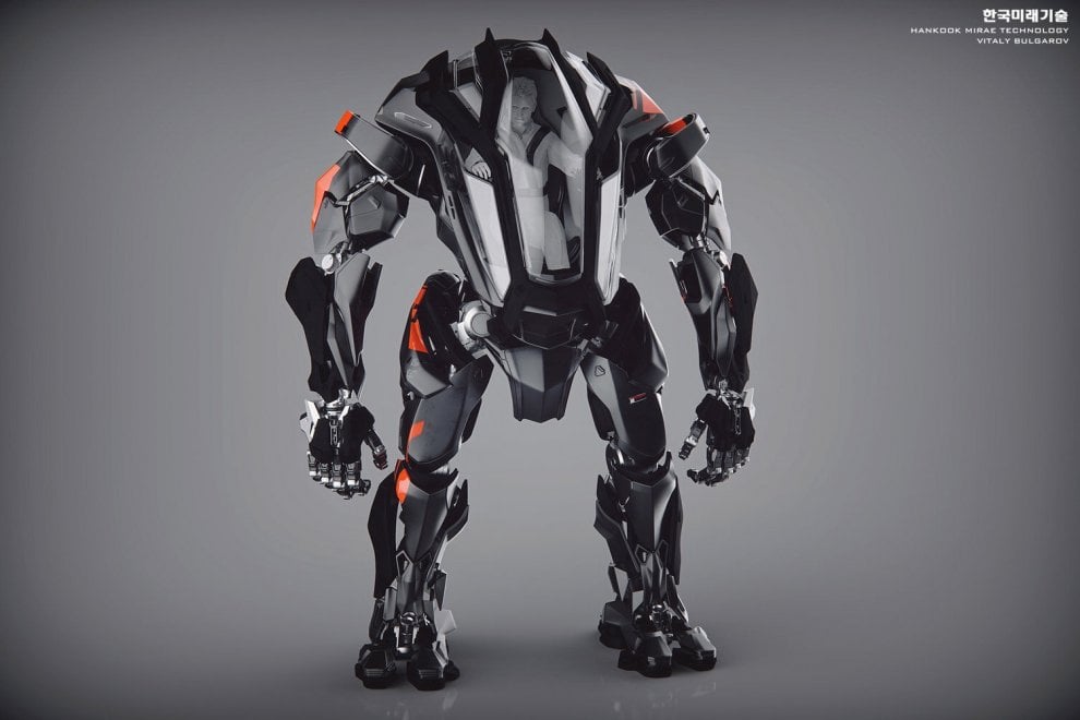 A metà tra RoboCop e Transformer: i robot di Vitaly Bulgarov