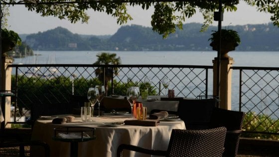 &nbsp;Veduta dalla terrazza de Il sole di Ranco, Ranco (VA)