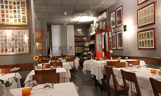 La sala del ristorante