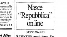 Nasce "Repubblica" on line: il primo editoriale