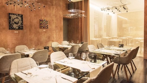 Larte, ristorante legato alla fondazione Altagamma, di cui fa parte anche Versace 