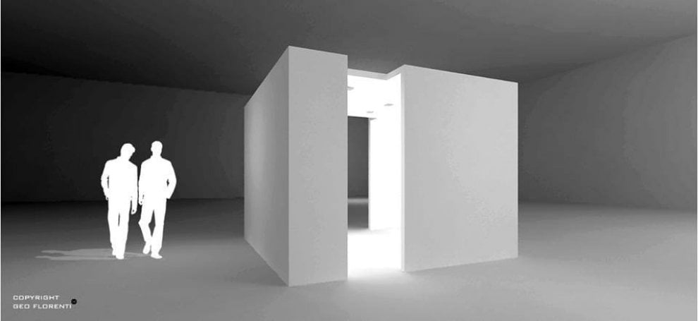 Geo Florenti, l'artista della "eco-luce" col suo CUBO al MoMa
