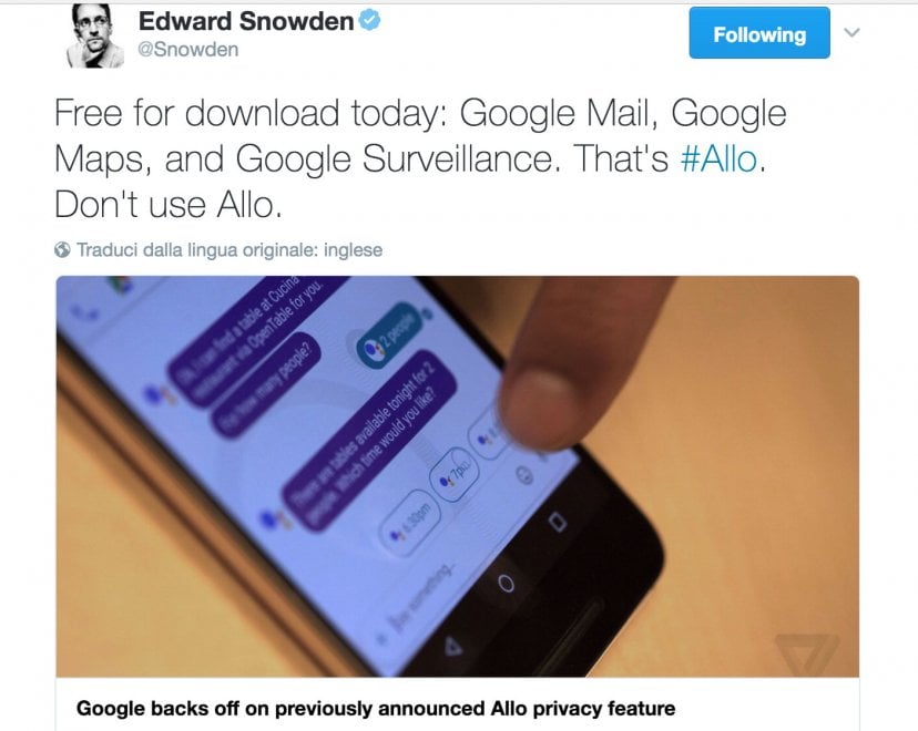 La privacy secondo Snowden, sei buoni consigli
