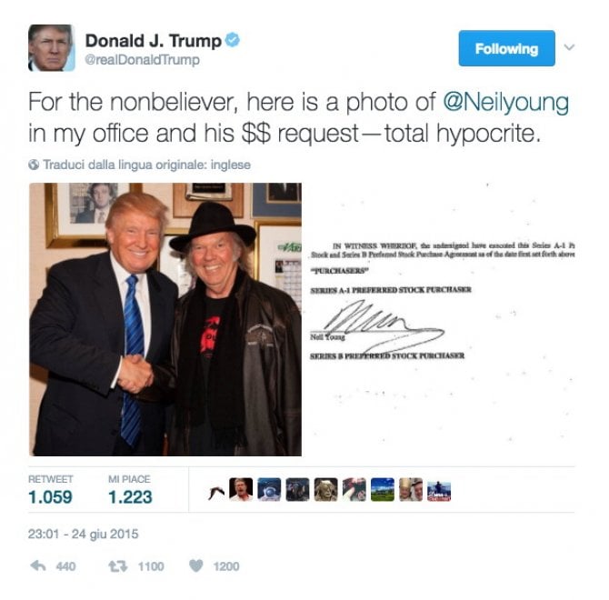 Donald Trump, 10 insulti su Twitter