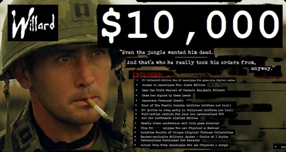 Arriva il gioco di Apocalypse Now su Kickstarter