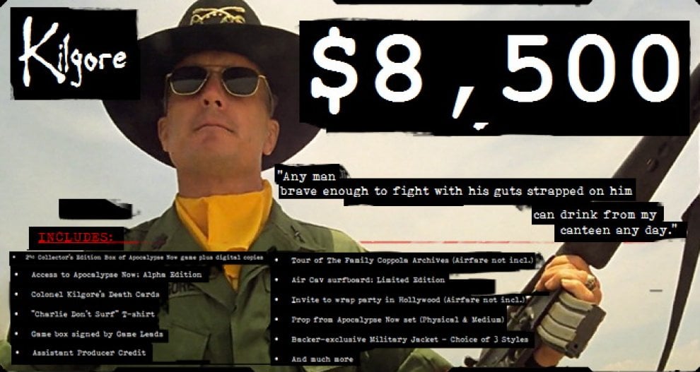 Arriva il gioco di Apocalypse Now su Kickstarter