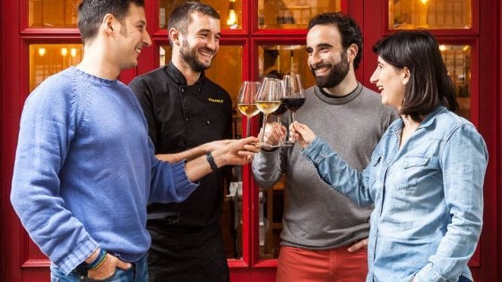 I proprietari del Palatino Bistrot (foto tratte dalla pagina Facebook del locale)