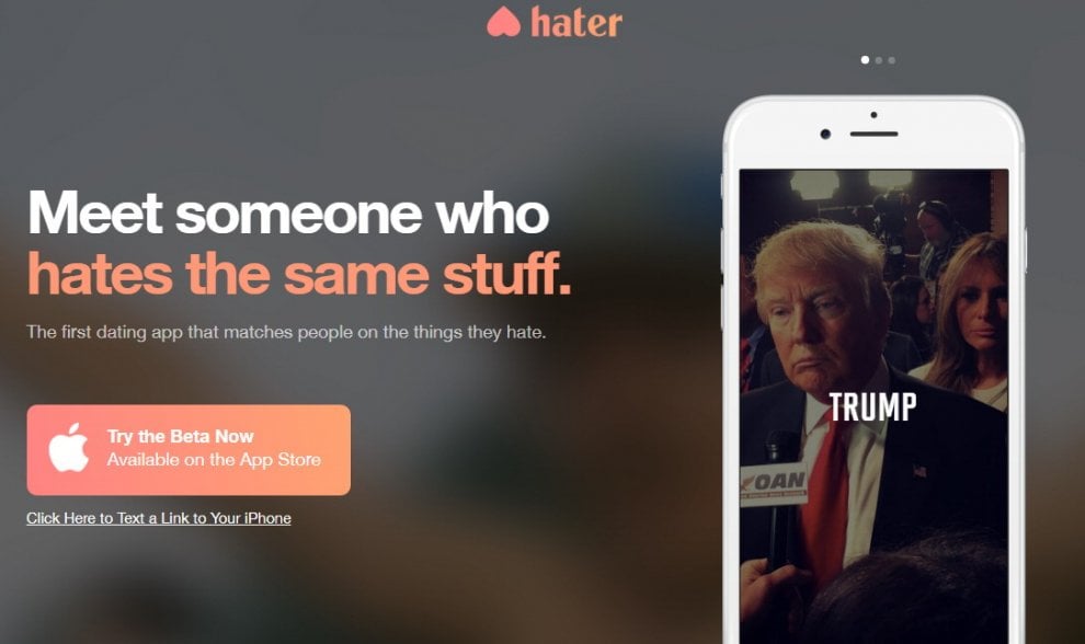 Hater, l'app che capovolge il dating: a unire è l'odio